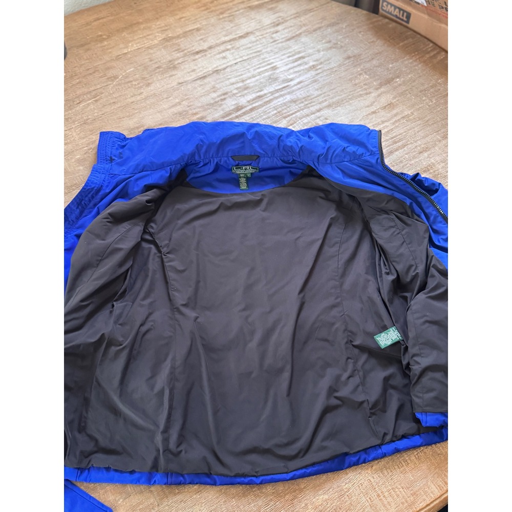 Vintage Lauren Active Ralph Lauren Belted Puffer Jacket Royal Blue L Gorpcore - Picture 8 of 15